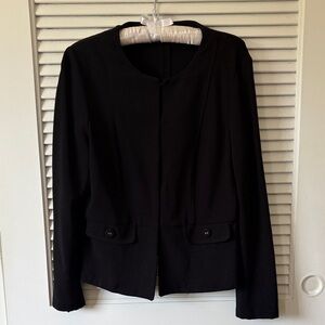 Elegant Black Women's peplum Jacket